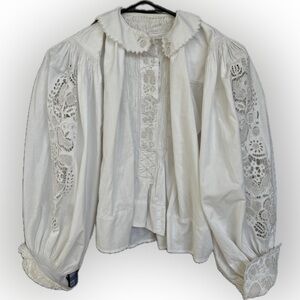 Vintage 60’s 70’s embroidered peasant blouse folk